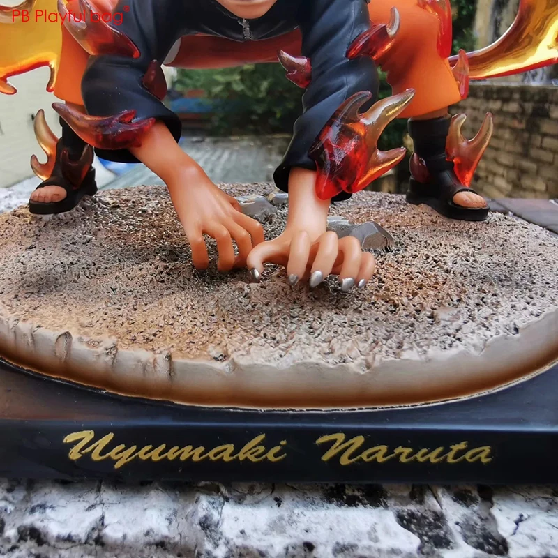 20 см фигурка Наруто ПВХ Коллекционная модель игрушки украшение комнаты Узумаки Наруто фигурка фанаты Наруто любит японская аниме Кукла HE35