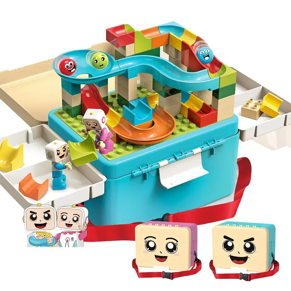 

Multifunction Building Block Box Ball Slide Children Storage Box Children Block Educational Toys Kids Toys