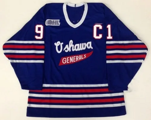 

Vintage Oshawa Generals #91 john tavares Hockey Jersey Embroidery Stitched Customize any number and name Jerseys