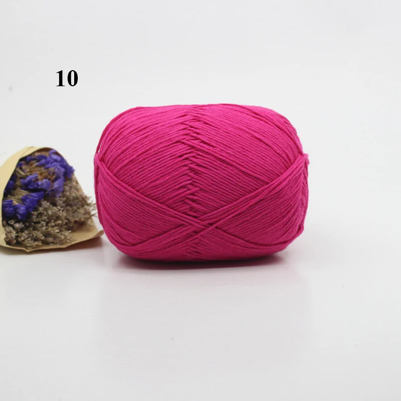 10 10pcs 10 шт. трикотажная пряжа Хлопок Вязание Пряжа для Вязания Пряжи для Вязания Анти-Пиллинг 500 г/компл. Горячая - Цвет: 10 10pcs