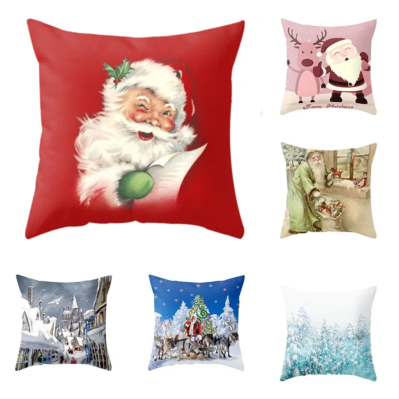 Pillow Cover Case 45x45cm Home Decoration Durable For Christmas Sofa Bedroom Car JAN88