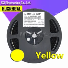 1 катушка 3000 шт. желтый 0805 SMD светодиодный диоды для подавления переходных скачков напряжения светильник горячая распродажа