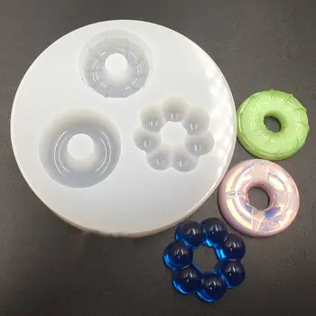 

DIY Cute Chocolate Donut Pendant Epoxy Resin Silicone Mold Jewelry Making Tools X4YA