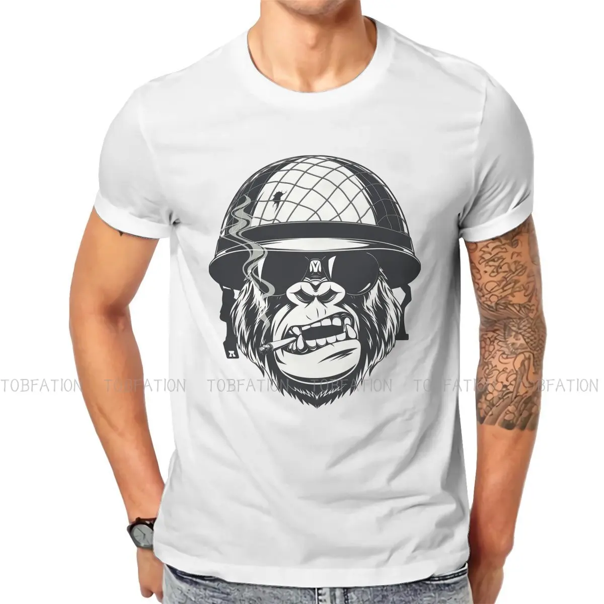 OM3 Gorilla-of-Duty T-Shirt - Cooles Design Für Echte Kerle