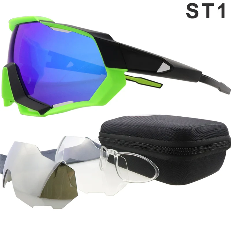 ST1 S2 UV400 велосипедные солнцезащитные очки для спорта на открытом воздухе, велосипедные очки для велосипеда, очки для Питера велосипеда, велосипедные очки, спортивные очки - Цвет: ST1