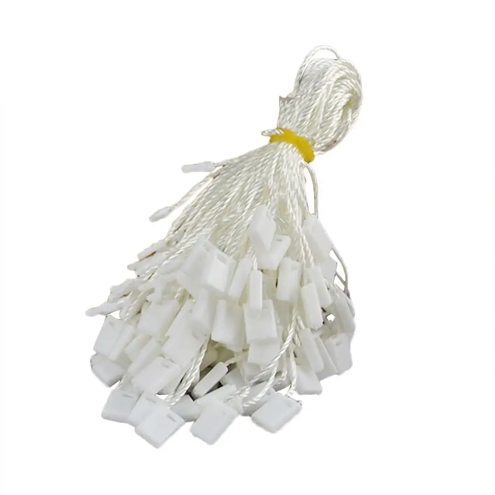 Etiquetas Colgantes De Nailon Para Ropa - Blancas Y Negras, 7 Y 10 Pulgadas