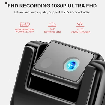 

QZT Body Camera Mini Video Recording Cam Camcorder Portable Small Mini Wifi Camera Full HD 1080p Night Vision Mini IP Camera