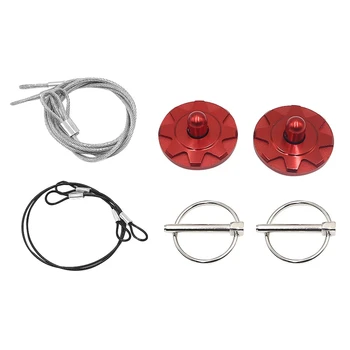 

Car Modified Hood Pin Lock Quik Latch Billet Universal Hood Pins Lock Appearance Kit