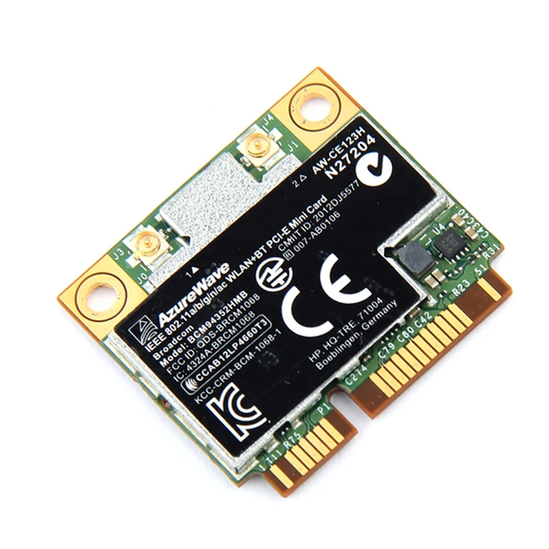 2 Băng Tần BCM94352HMB Mini PCI-E Laptop Card Wifi Không Dây AW-CE123H DW1550 1200Mbps 802.11ac Bluetooth 4.0 Hỗ Trợ Mac OS pc wifi adapter