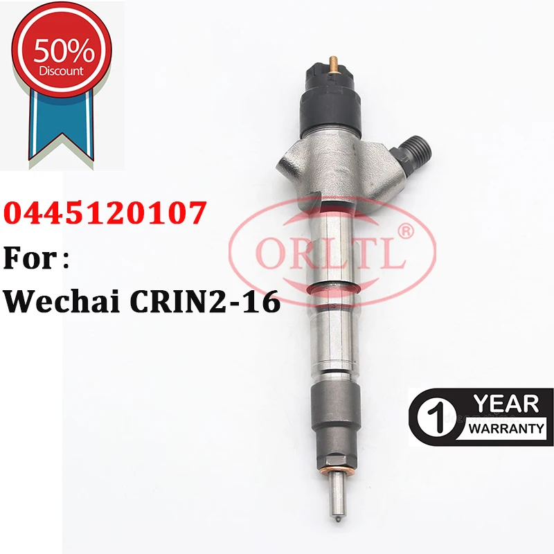 

Common Rail Injector 0445120107 Diesel Fuel Injection Sprayer 0 445 120 107 Pump Nozzle Parts 0445 120 107 For WECHAI CRIN2-16