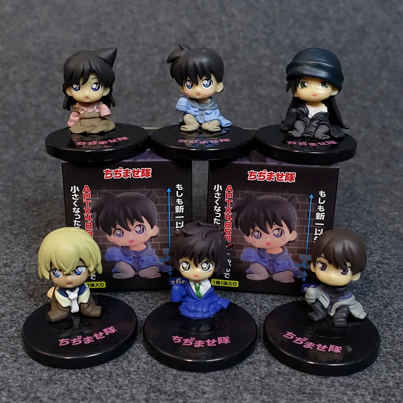 Чехол с детективом Conan закрытый мини чехол Kudou Shinichi Mouri Ran модель 4 см Фуруя Рей Акай
