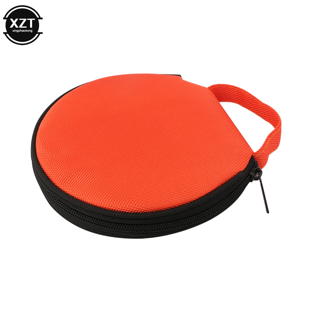 Portable CD DVD Case 20P Capacity Oxford Cloth CD Storage Bag Round Holder with Zipper for Home Car CD Box Bag Drone Bags