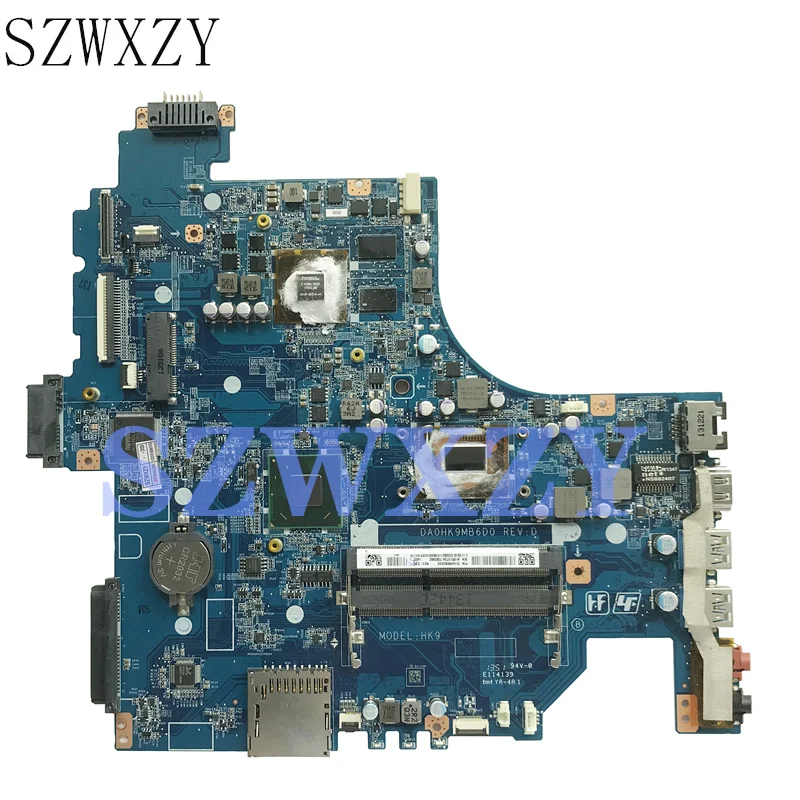 SZWXZY для Sony SVF152 SVF152A материнская плата ноутбука A1951372A DA0HK9MB6D0 I3-3217U HM76 GT740M / 1GB |