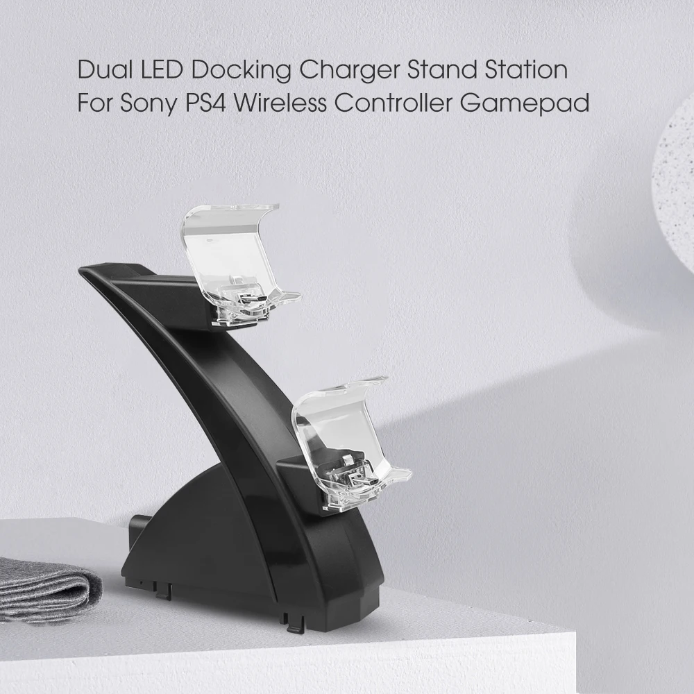 Kebidu Dual USB ручка 5 в подставка зарядное устройство для sony playstation 4 PS4 док-станция для зарядки игровой беспроводной контроллер консоль