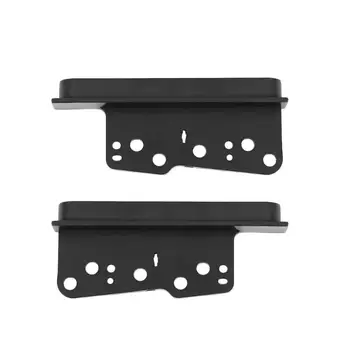 

2pcs Car Dash Stereo Audio DVD Player Left Right Frames Trim ABS Plastic Molding Connector Perfect Match for Toyota Highlander