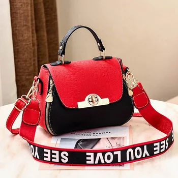 

women bag women's handbags Luxury ladies' leather handbag Messenger Bag Designer new bags for women 2019 and Korean Style nice