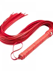 Equestrian Supplies Knight Equipment Horse Leather Riding Crop Pu Leather Pimp Whip Racing Horse Whip 65Cm