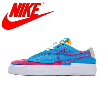 

Nike SB Blazer Edge stitching design canvas and suede men and women sports shoes size 36-45 canvas and suede sport sneakers