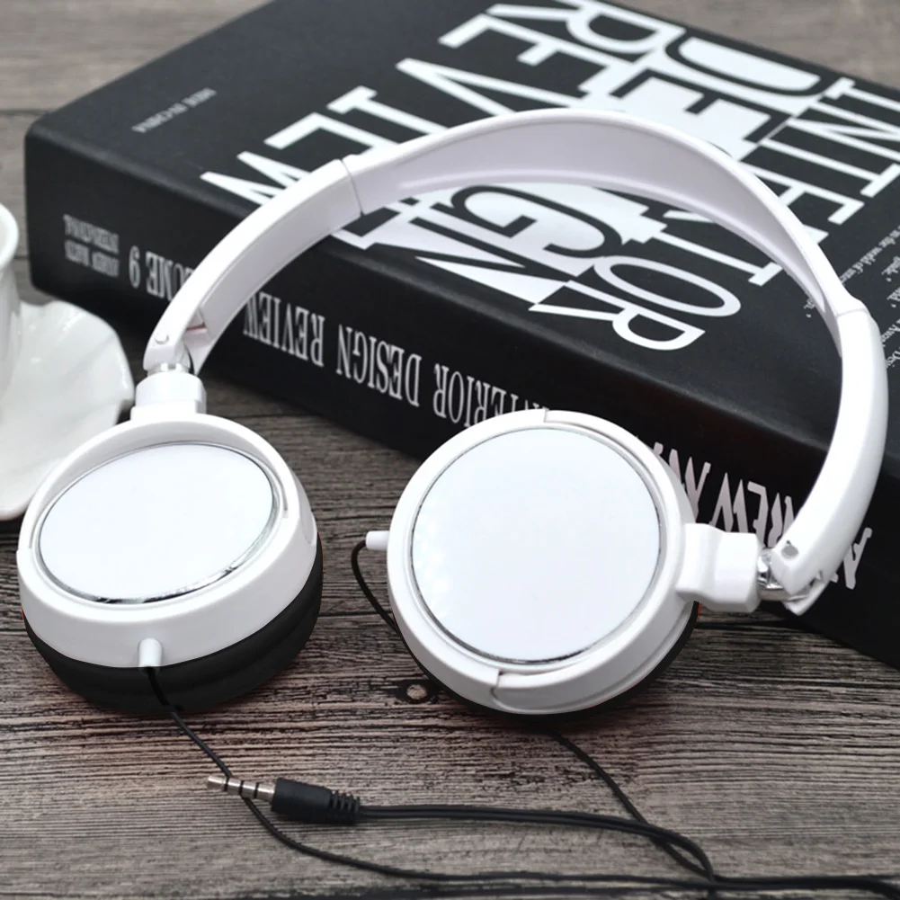 Новые проводные наушники с креплением на голову стерео спортивные игровые