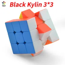 Yuxin Магический кубик Рубика скоростной Kylin 3x3x3 Кубик без наклеек Zhisheng волшебный куб для начинающих забавные игрушки для детей
