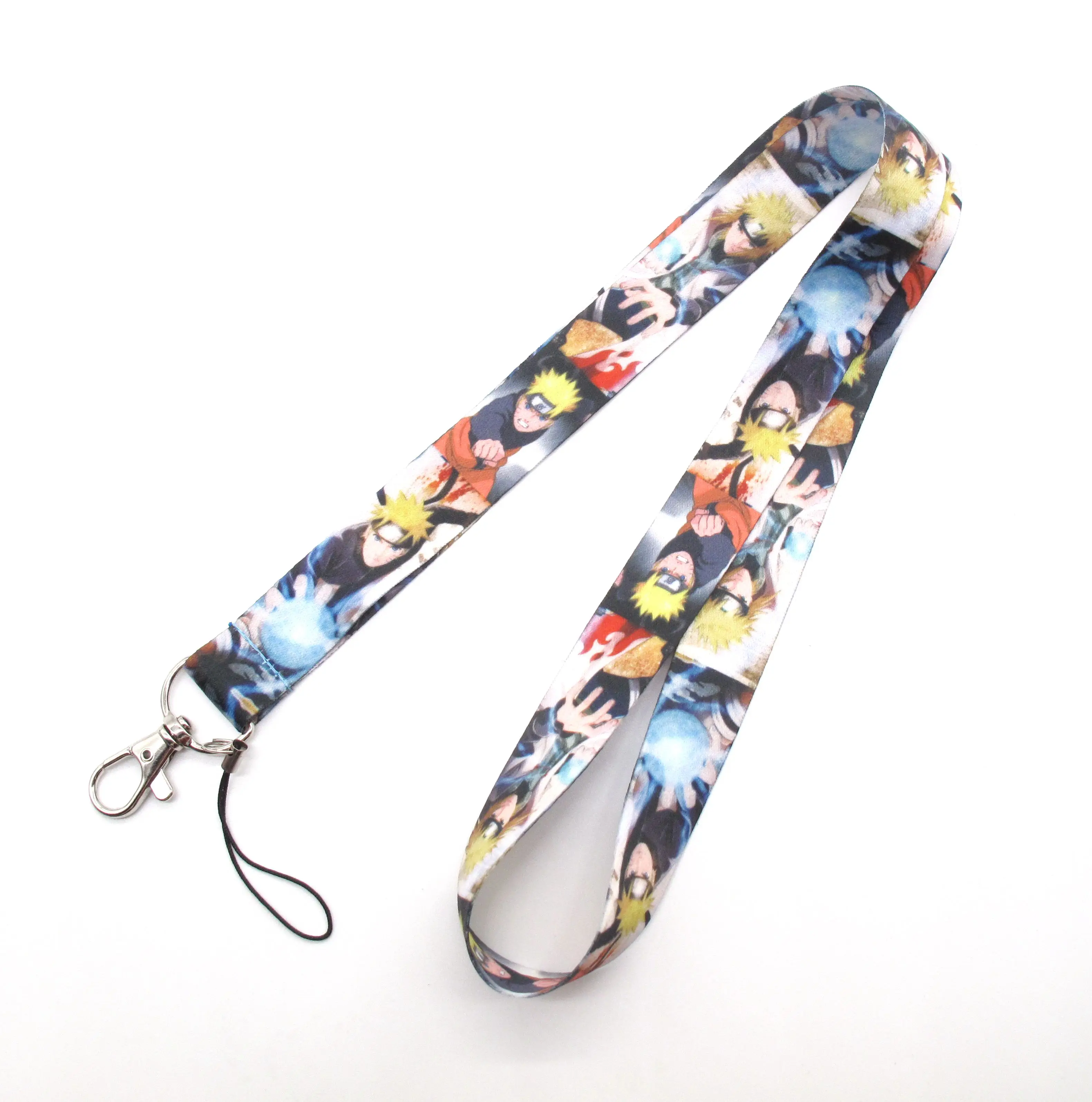

New Hot 10 pcs/20 pcs/50 pcs cartoon Naruto Lanyard Key Lanyard Cosplay Badge ID Cards Holders Neck Straps Keyring T11