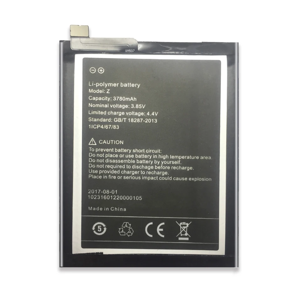 For Umi UMIDIGI Z Replacement Mobile Phone Battery 3780mAh For Umi UMIDIGI Z