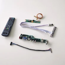 For LP141X10-A1P3 LP141X11-A2 LCD screen Inverter+Remote+keyboard HDMI VGA AV USB RF 1CCFL LVDS 20Pin T.V56 drive card board Kit