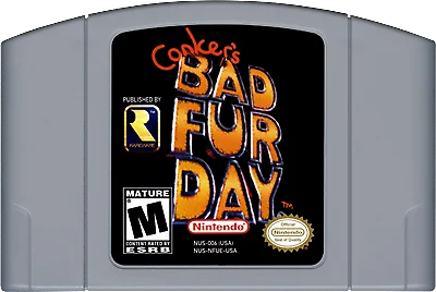 Игровой картридж Conker's Bad Fur Day для nintendo N64 USA версия на английском языке