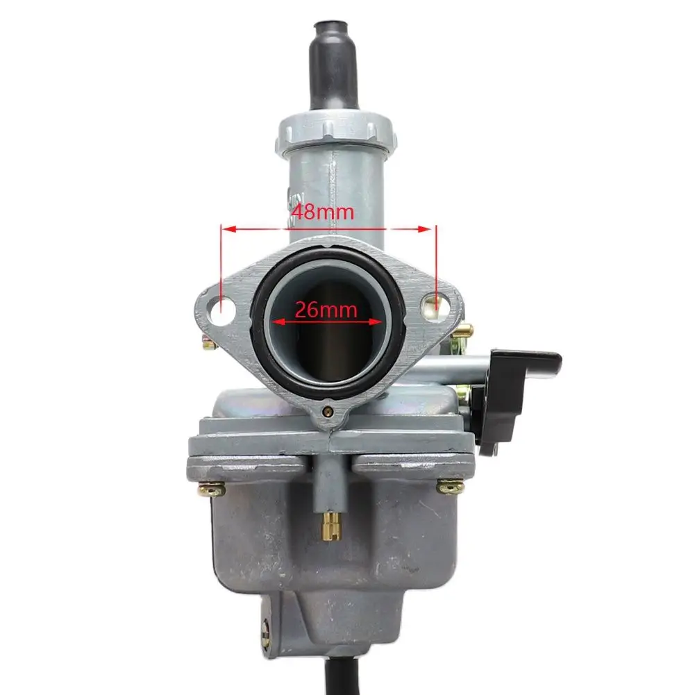 PZ26 26mm Hand Choke Carburetor For Honda CB125 XL125S TRX250 TRX 250EX XR100 XR200 CG CB 125 150 cc ATV Quad Dirt Bike