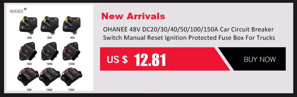 OHANEE Универсальный 12V автомобиль морской 6 каналов РЕЛЕ Предохранитель автоматический предохранитель 6-образными пазами ATO/УВД лезвие страхование автомобиля держатель Автомобильный цепи лезвие