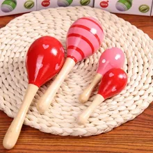 1 шт. детская деревянная игрушка песочный молоток погремушка инструмент Ударная