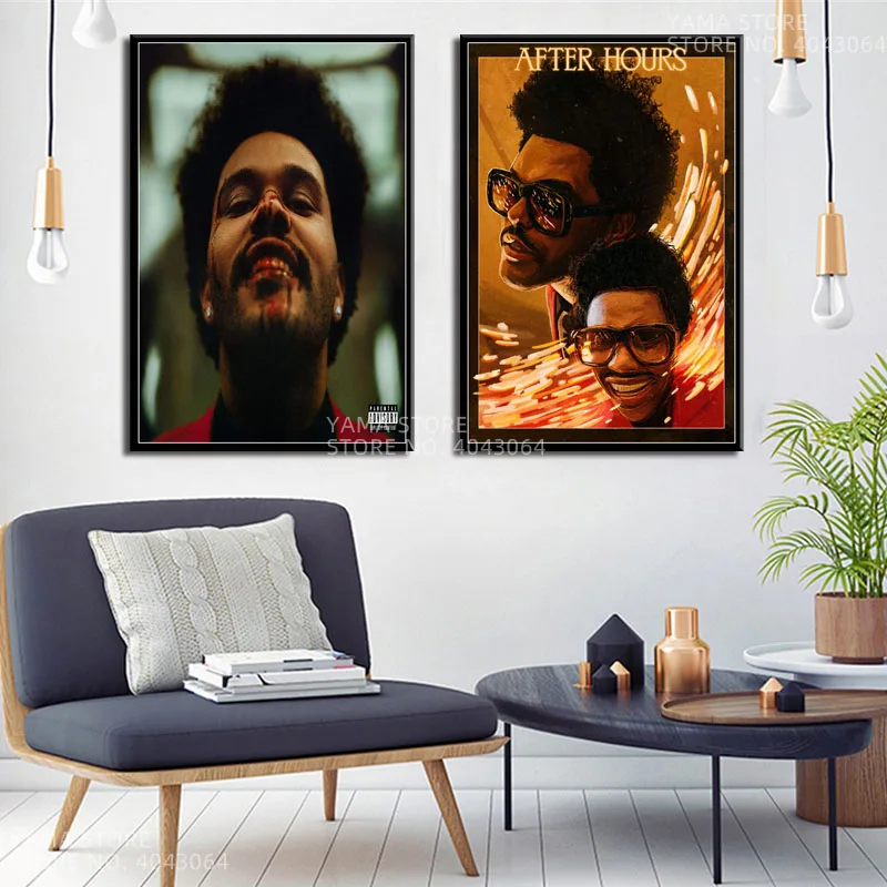 Плакат J333 The Weeknd послемузыкальный альбом постер поп-звезда подарок настенное