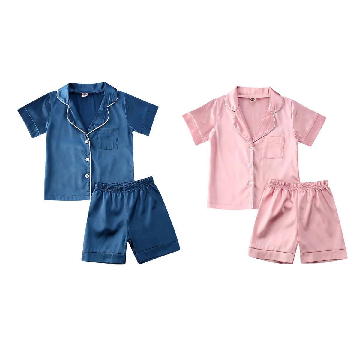 Girls silk short pyjamas Clearance