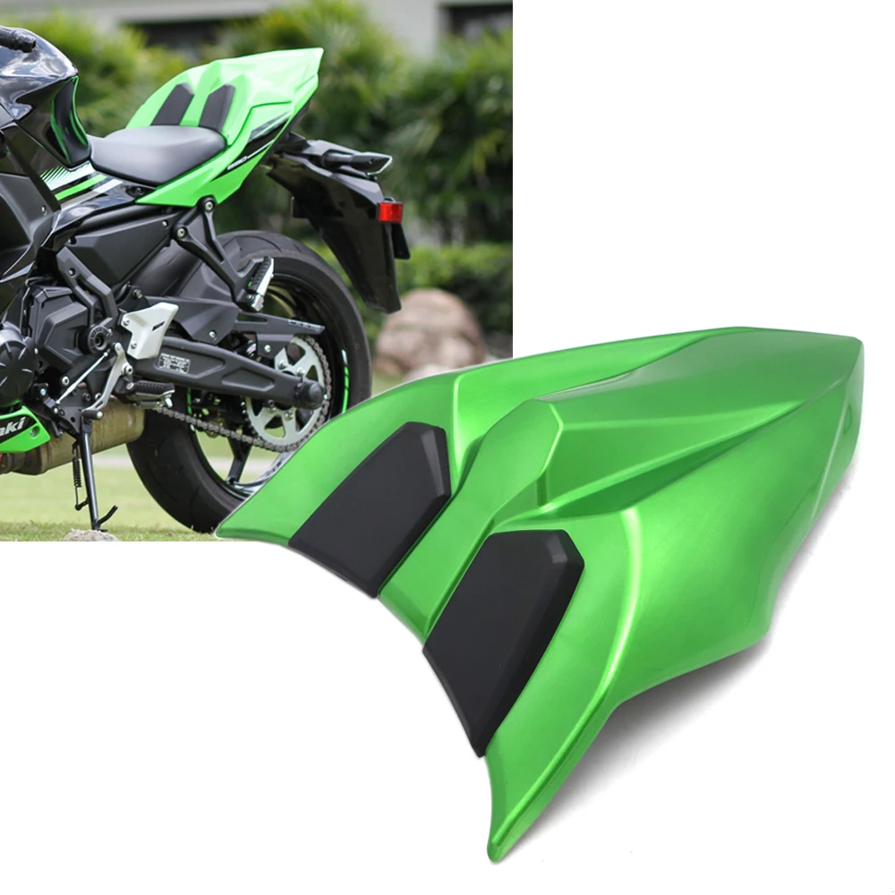 Topteng Rear Seat Cowl,Motorcycle Rear Passenger Pillion Solo Seat Cowl Hard ABS Pad Motor Fairing Tail Cover for Ka-wasaki ZX6R ZX 6R 2000-2002 