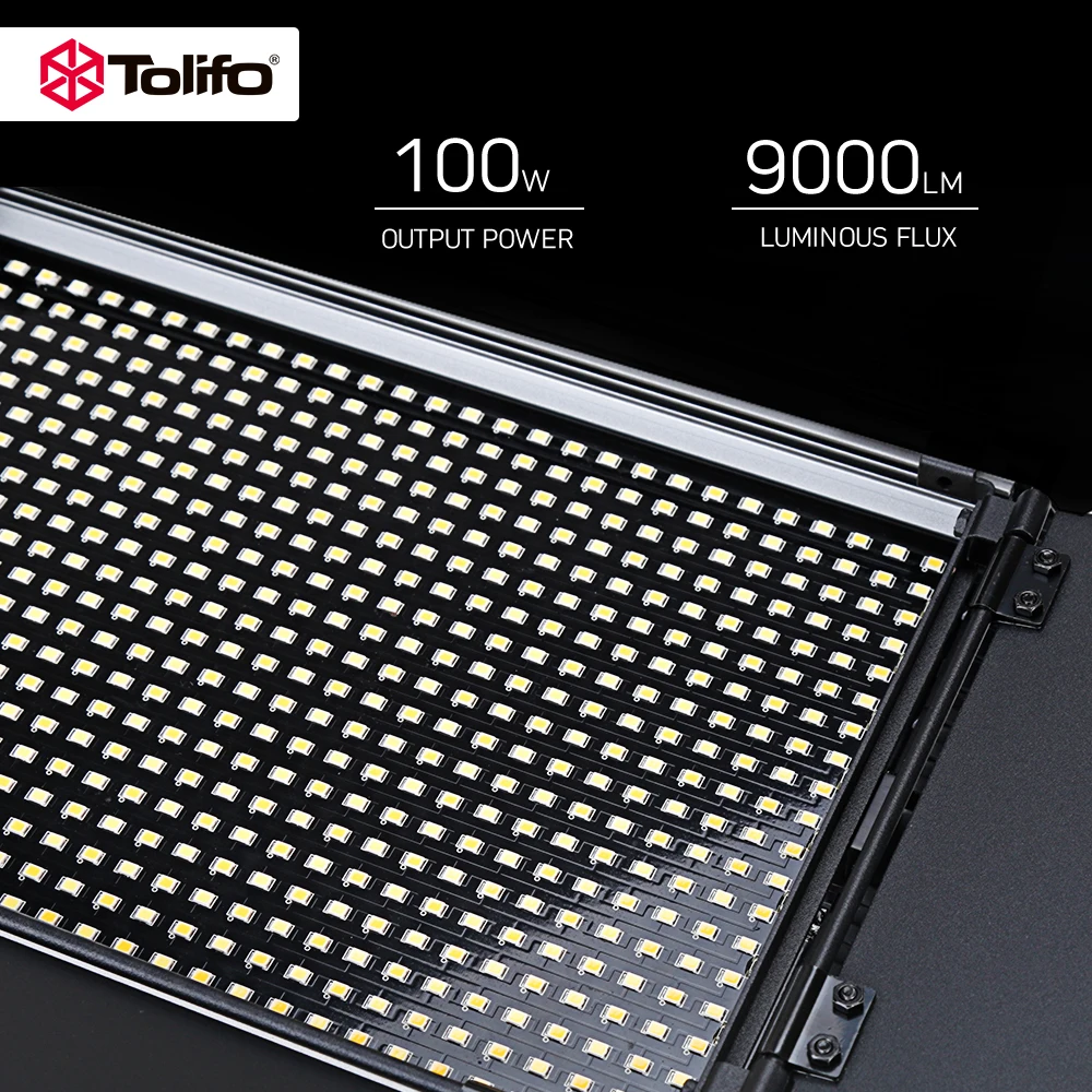 Tolifo GK-S100B PRO 900 светодиодный s CRI 95+ двухцветный светодиодный фото-, видеокамера легкая ультра яркая фотостудия свет с дверцей сарая