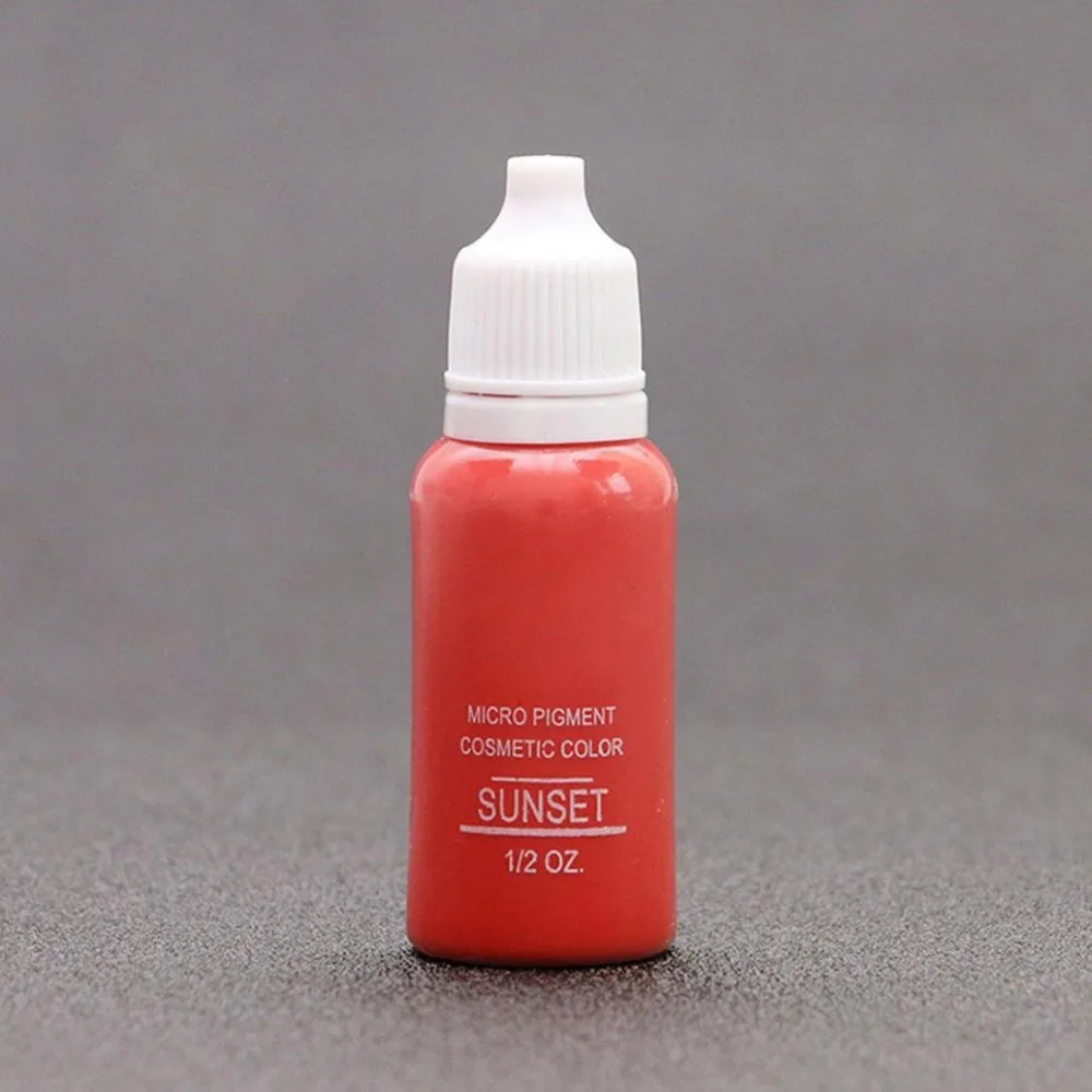 3 шт./компл. губ ресницы пигмента 15 мл Микро Пигмент Цвет татуировки 1/2 OZ Арт Набор тату-арт