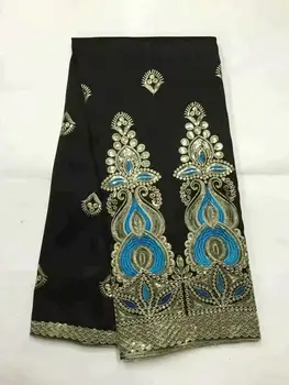 

george lace fabric african lace fabric 2019 high quality hot sale 5yards embroidered nigerian lace fabrics for wedding dress