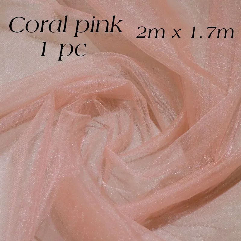 coral pink tulle 36 ''Тюль конфетти воздушные шары одежда для свадьбы, дня рождения украшения для взрослых прозрачный тюль BOBO Свадебные Воздушные шары Пол раскрыть Вечерние - Цвет: coral pink tulle