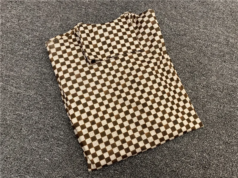 Turtleneck Women Plaid T-Shirt 2020 Early Autumn
