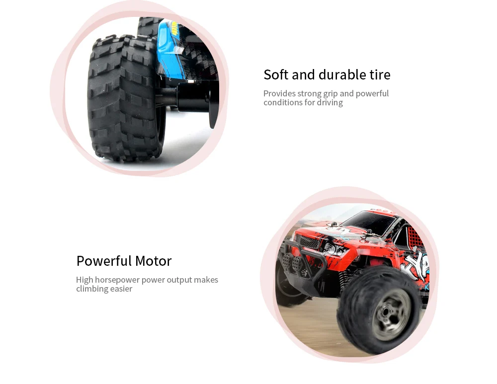 4WD 1/18 2,4G внедорожник RC автомобиль игрушки высокая производительность противоскользящая шина 18 км/ч Высокоскоростной игрушечный автомобиль 2,4 ГГц беспроводной пульт дистанционного управления автомобиль