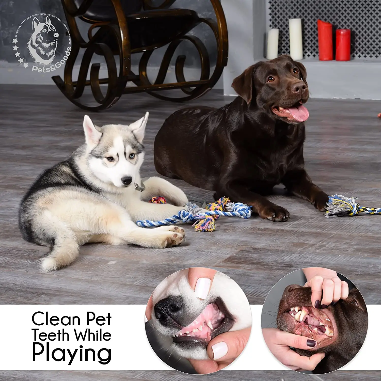 Dog Chew Rope Toys Set