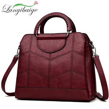 

Fashion Women Handbag Leather Messenger Bag Shoulder Crossbody Bags for Women High Quality Handbags Famous Brand Sac a Main 2019