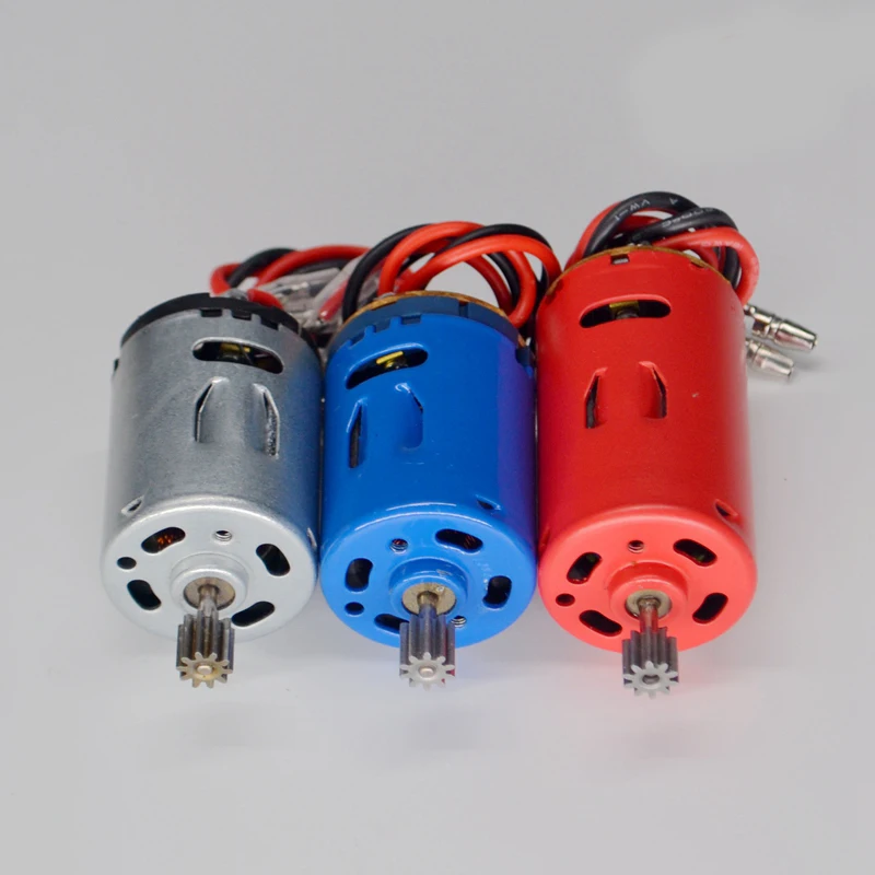 ギアボックス390赤/青,高速,380,カーボンブラシモーター,5.2/5.3