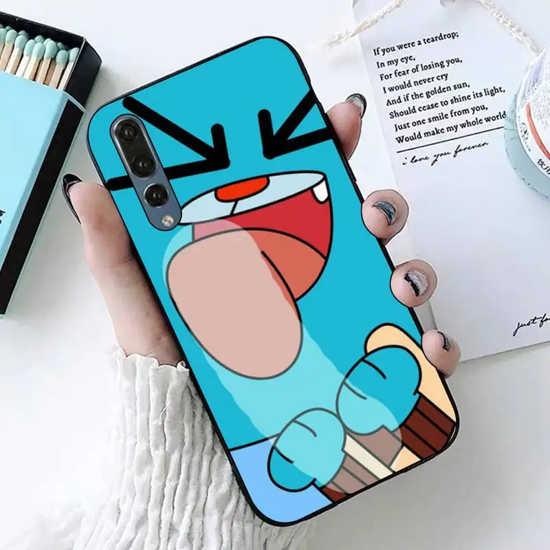 TOPLBPCS the Amazing World Gumball милый блестящий чехол для телефона huawei P8 P9 p10 p20 P30 P40 pro lite psmart