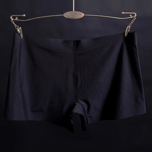 Breathable Ice Silk Women's Boxer Shorts Anti-Empty Safety Pants - Image 5