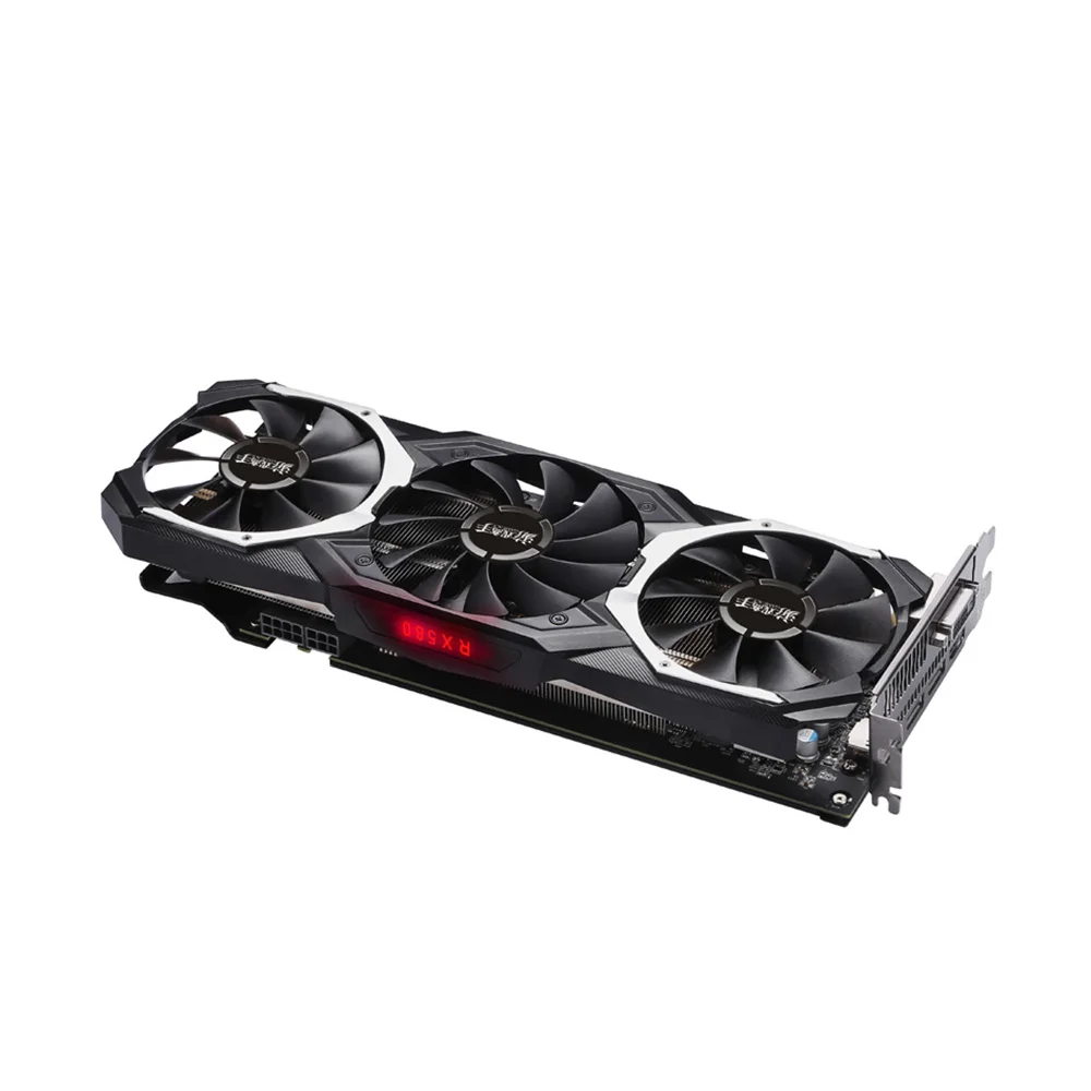 Yeston RX580-8G D5 игра ACE PA Видеокарты Radeon Chill Polaris 20 GPU Ледниковая система охлаждения 8 ГБ GDDR5 256bit DP* 3 HDMI