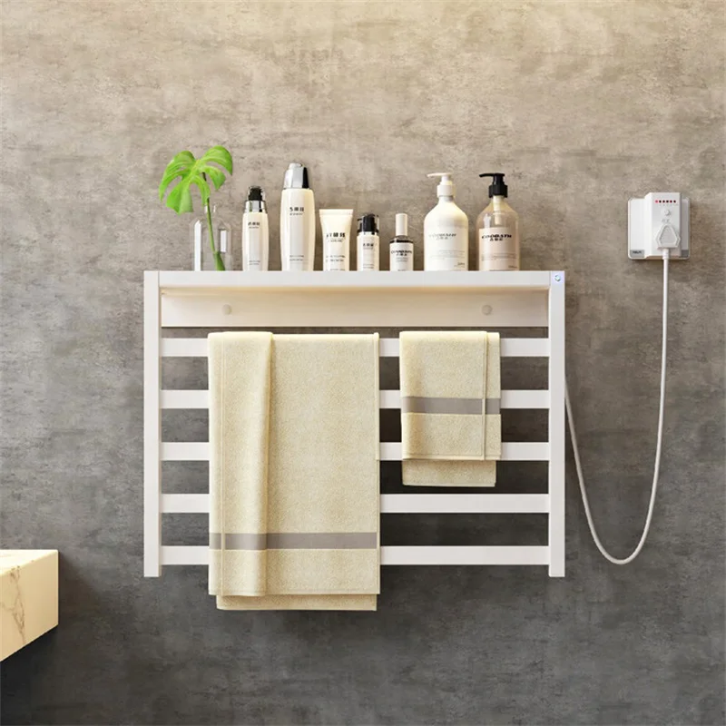 

Electric Towel Rack Dryer Bathroom Portable Intelligent Electrothermal with Shelf Wall Hang Radiator Heater Warmer Hot Sale MJ16