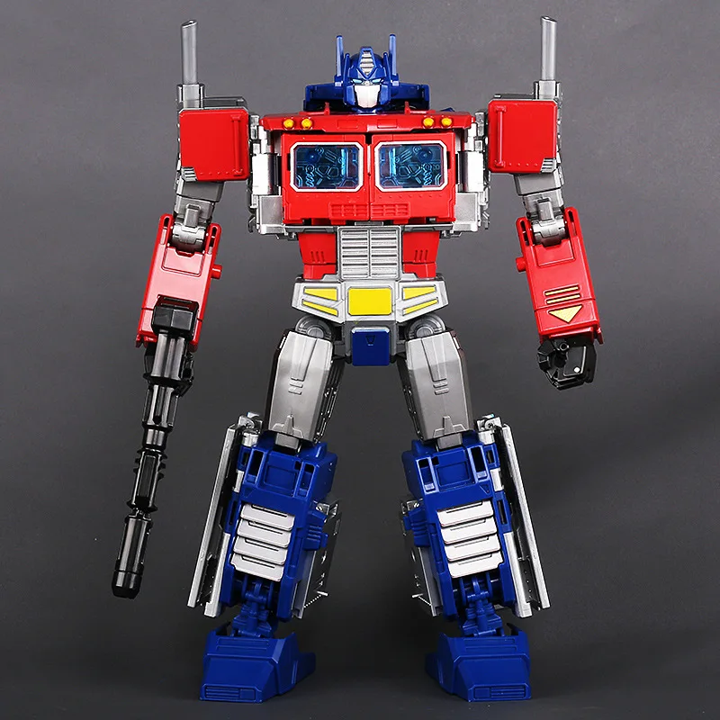 

Black Mamba Transformation Toy Jingang zhan di ji pu Commander Giant Op Column Animation Alloy Amplifier Version with Cabin