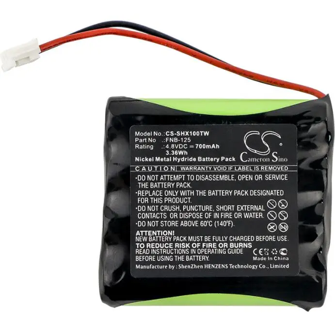 Cameron sino 700mah Аккумулятор для стандартного HORIZON HX100 FNB-125 два-аккумулятор для системы радиосвязи