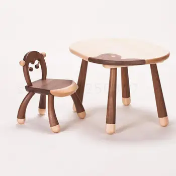 

Solid Wood Furniture, Children's Desks, Chairs, Kindergartens, Desks, Chairs, Children's Learning Tables, Games, Ta
